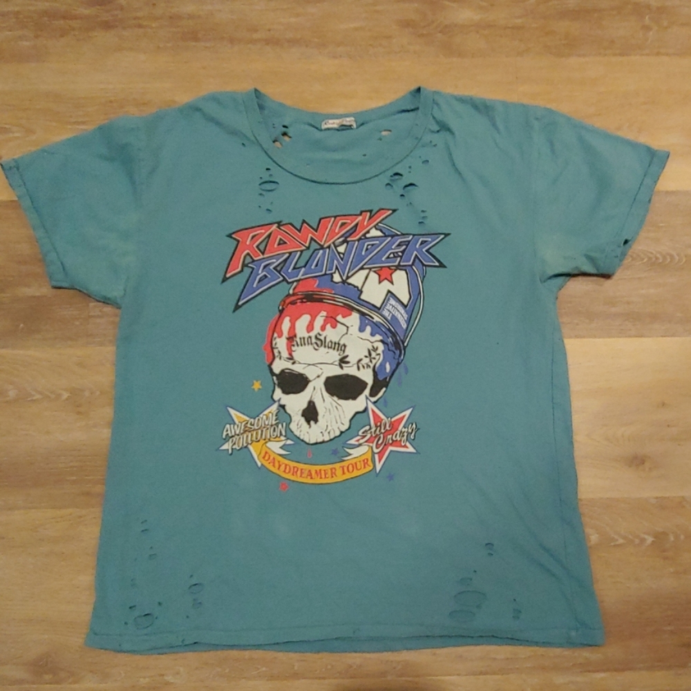 Rare RNA Co Sweat Rawdy Blunder Rock Tribute Shirt